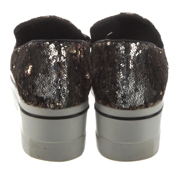 STELLA McCARTNEY | Binx Flip Sequin Platform Sneakers - Picture 3 of 5